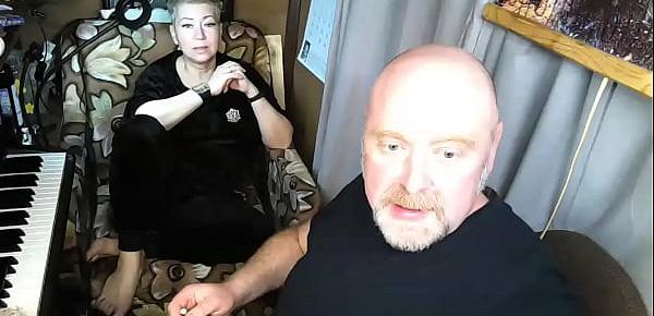  Our Soft Private Show with gentle kissing, nipple sucking and fingers in wet mature cunt of my wife...